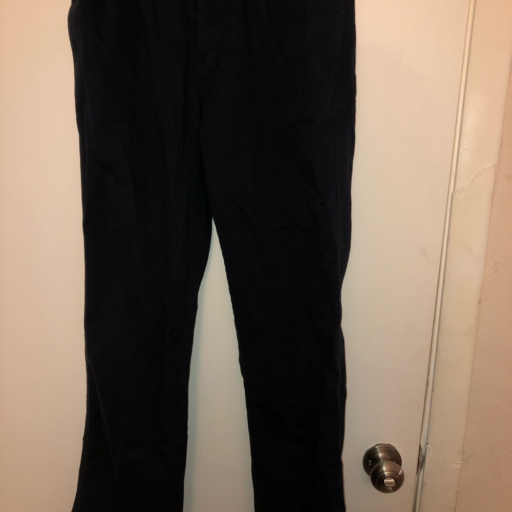 Boys chaps uniform pants navy size 20
